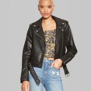 Flash sale 🚨 Wild Fable Faux Leather Moto Jacket